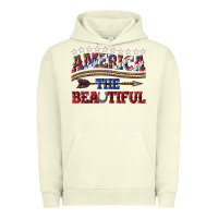 Pigment Pistachio America the beautiful Urban Hoodie - texasbilliewilder
