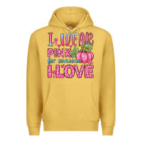 Antique Gold i wear pink for someone i love Premium Hoodie - Zillion Design Studio