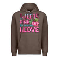 Coffee i wear pink for someone i love Premium Hoodie - Zillion Design Studio