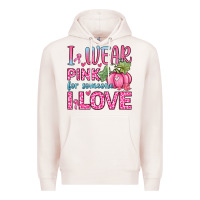 Pale Pink i wear pink for someone i love Premium Hoodie - Zillion Design Studio