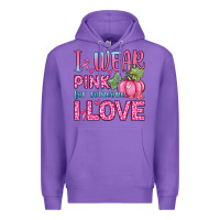 Purple i wear pink for someone i love Premium Hoodie - Zillion Design Studio