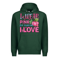 Sports Green i wear pink for someone i love Premium Hoodie - Zillion Design Studio