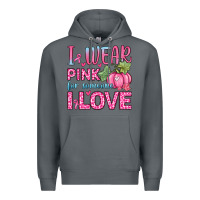 Rock i wear pink for someone i love Premium Hoodie - Zillion Design Studio