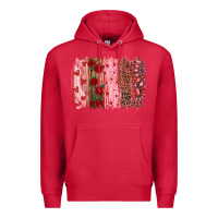 Cardinal valentine's day brushstrokes Premium Hoodie - RanaPortraitStore