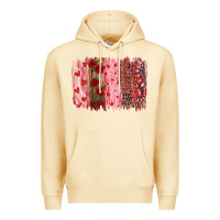 Pina Colada valentine's day brushstrokes Premium Hoodie - RanaPortraitStore