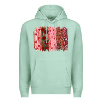 Seafoam valentine's day brushstrokes Premium Hoodie - RanaPortraitStore