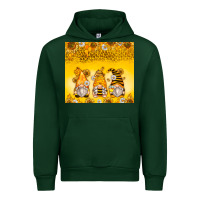 Foreset Green bumble bee gnomes Urban Hoodie - Zillion Design Studio