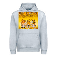 Heather Grey bumble bee gnomes Urban Hoodie - Zillion Design Studio