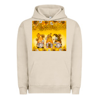Pigment French Oak bumble bee gnomes Urban Hoodie - Zillion Design Studio