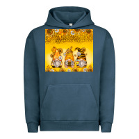 Pigment Midnight Navy bumble bee gnomes Urban Hoodie - Zillion Design Studio