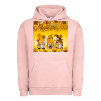 Pigment Salmon bumble bee gnomes Urban Hoodie - Zillion Design Studio