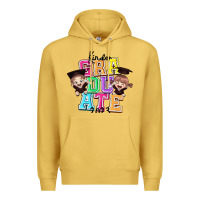 Antique Gold kinder graduate 2023 Premium Hoodie - texasbilliewilder