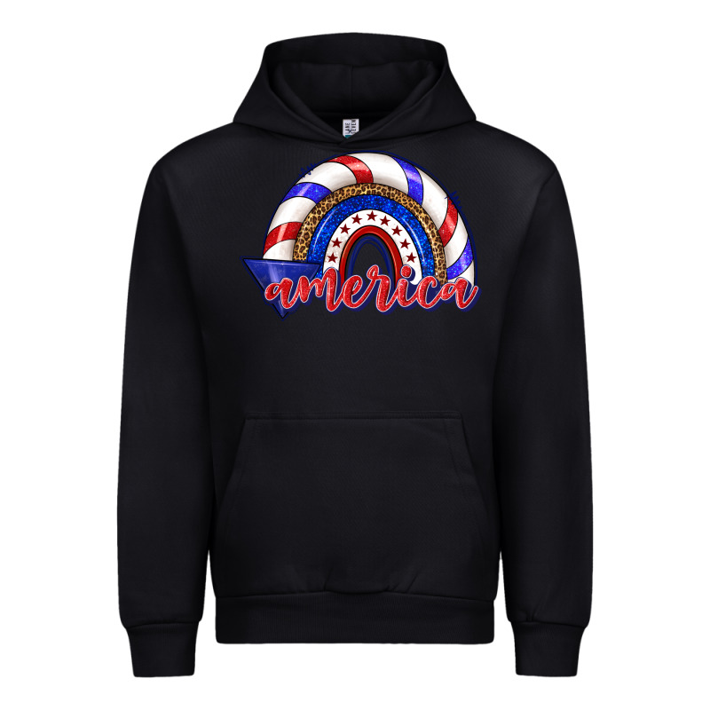 America Rainbow Urban Hoodie by texasbilliewilder | Teevron