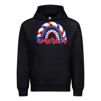 Black America rainbow Urban Hoodie - texasbilliewilder