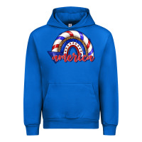 Cobalt America rainbow Urban Hoodie - texasbilliewilder