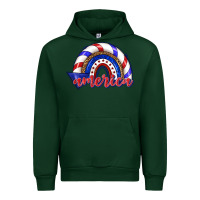 Foreset Green America rainbow Urban Hoodie - texasbilliewilder