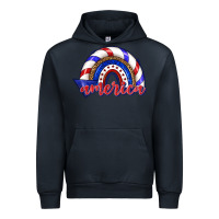 Navy America rainbow Urban Hoodie - texasbilliewilder