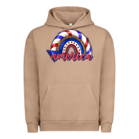 Pigment Burro America rainbow Urban Hoodie - texasbilliewilder