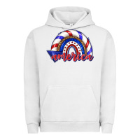 Pigment Lunar Rock America rainbow Urban Hoodie - texasbilliewilder