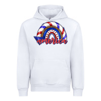 White America rainbow Urban Hoodie - texasbilliewilder