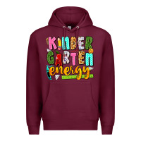 Burgundy kindergarten energy Premium Hoodie - texasbilliewilder