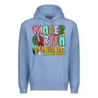 Colony Blue kindergarten energy Premium Hoodie - texasbilliewilder