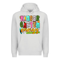 Dove Grey kindergarten energy Premium Hoodie - texasbilliewilder