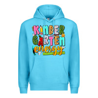 Ocean Blue kindergarten energy Premium Hoodie - texasbilliewilder