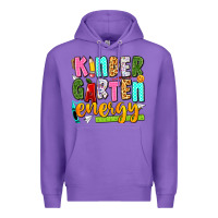 Purple kindergarten energy Premium Hoodie - texasbilliewilder