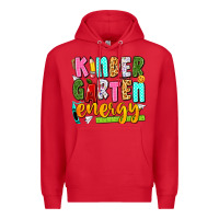 Red kindergarten energy Premium Hoodie - texasbilliewilder