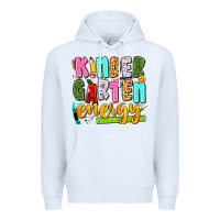 White kindergarten energy Premium Hoodie - texasbilliewilder