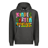 Charcoal Heather kindergarten energy Premium Hoodie - texasbilliewilder