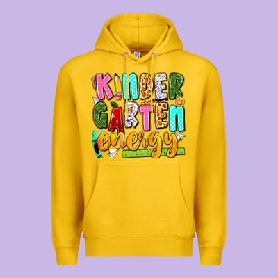 Kindergarten Energy Premium Hoodie Designed By Texasbilliewilder