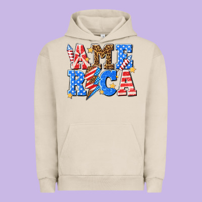 Urban Hoodie America with lightning bolt