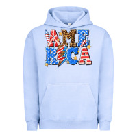 Pigment Grape Ice America with lightning bolt Urban Hoodie - texasbilliewilder
