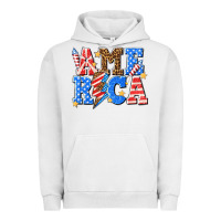 Pigment Lunar Rock America with lightning bolt Urban Hoodie - texasbilliewilder