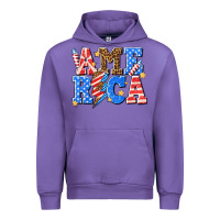 Tulip America with lightning bolt Urban Hoodie - texasbilliewilder