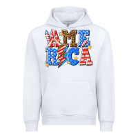 White America with lightning bolt Urban Hoodie - texasbilliewilder