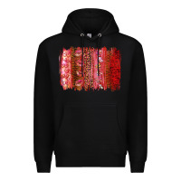 Black valentine's day brushstroke Premium Hoodie - RanaPortraitStore