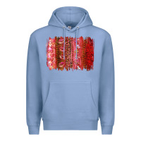 Colony Blue valentine's day brushstroke Premium Hoodie - RanaPortraitStore