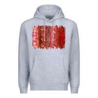 Heather Grey valentine's day brushstroke Premium Hoodie - RanaPortraitStore