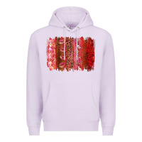 Lilac valentine's day brushstroke Premium Hoodie - RanaPortraitStore