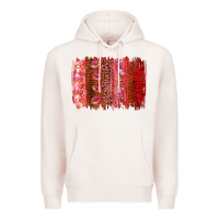 Pale Pink valentine's day brushstroke Premium Hoodie - RanaPortraitStore