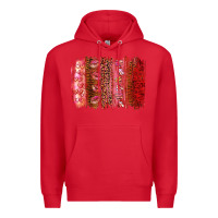 Red valentine's day brushstroke Premium Hoodie - RanaPortraitStore