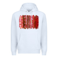 White valentine's day brushstroke Premium Hoodie - RanaPortraitStore