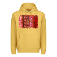 Antique Gold valentine's day brushstroke Premium Hoodie - RanaPortraitStore