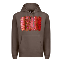 Coffee valentine's day brushstroke Premium Hoodie - RanaPortraitStore