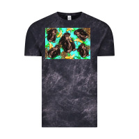 Cloud Black Monkey bananas kid's bottle Vintage Tee - Artiststas