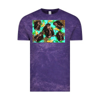 Cloud Purple Monkey bananas kid's bottle Vintage Tee - Artiststas
