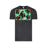 Vintage Black Monkey bananas kid's bottle Vintage Tee - Artiststas
